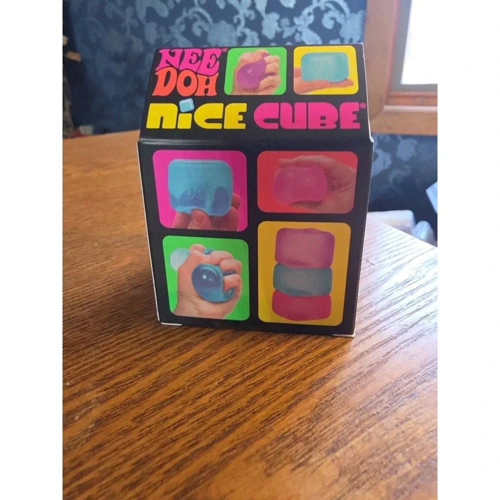 Viral Nee Doh‎ Nice Cube - Super Squish! (Pink) - Brand New/Factory Sealed!